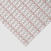 Hummingbird Christmas Tissue Paper Tissuepapier (Detail)