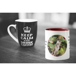 Hummingbird Coffee Cup Mok