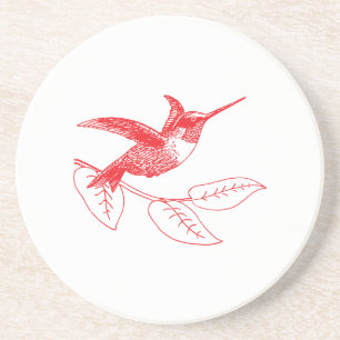 Hummingbird Coffee Mok Zandsteen Onderzetter