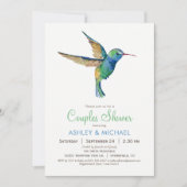 Hummingbird Couples Show Invitation (Devant)