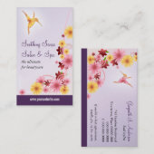 Hummingbird Daisy Aesthetics Salon Visitekaartje (Voorkant / Achterkant)