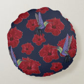 Hummingbird Dream Rond Kussen (Achterkant)