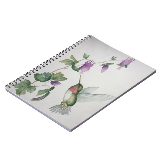 Hummingbird Elegant Wateroclor Notitieboek (Linkerzijde)