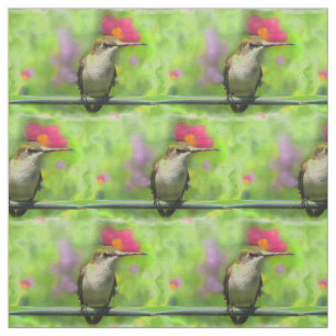 Hummingbird Fabric Stof