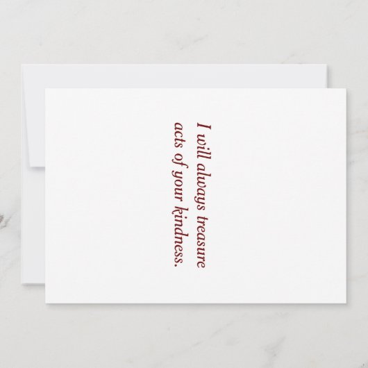 Hummingbird Flat Merci Note Aquarelle (Dos)