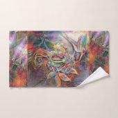 Hummingbird Flight Soft Pastels Art Bad Handdoek (Handdoek)