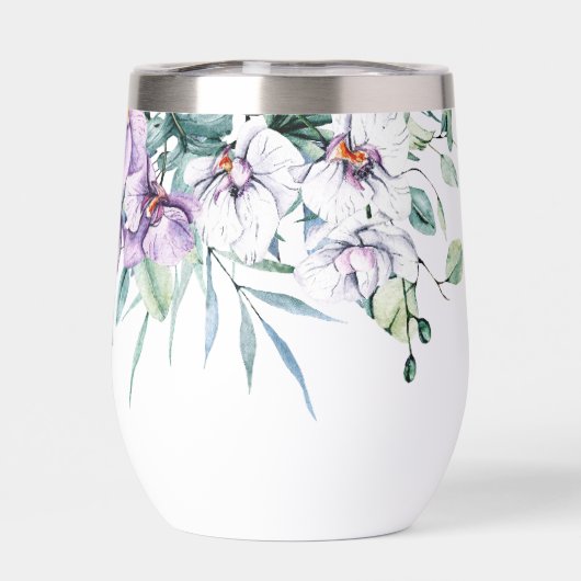 Hummingbird Floral Aangepaste tekst (Achterkant)