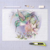Hummingbird Floral Waterverf Tissuepapier (Craft)