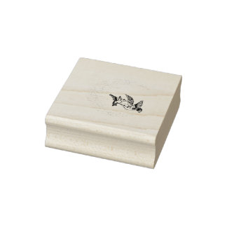 Hummingbird Fly Rubberstempel