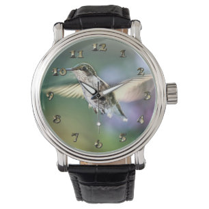 Hummingbird Flying Horloge