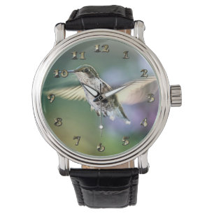 Hummingbird Flying Horloge