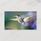 Hummingbird Flying Visitekaartje (Achterkant)