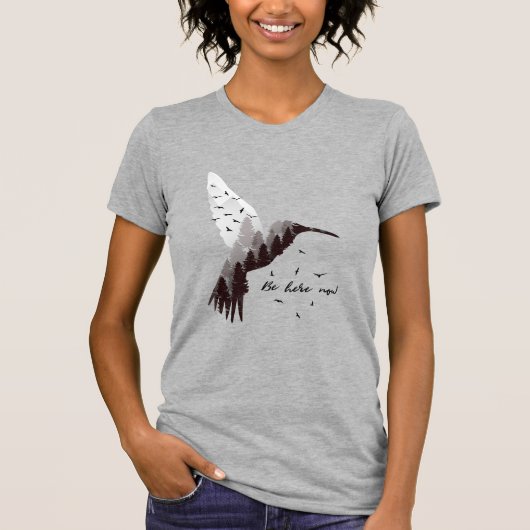 Hummingbird Forest T-shirt (Voorkant)