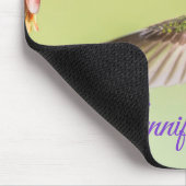 Hummingbird Foto gepersonaliseerd Muismat (Hoek)