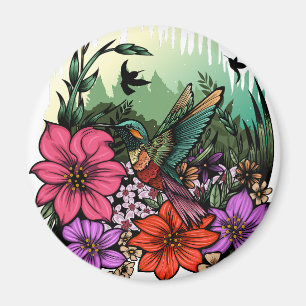 Hummingbird Garden Magneet