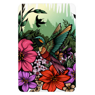 Hummingbird Garden Magneet