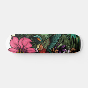 Hummingbird Garden Skateboard