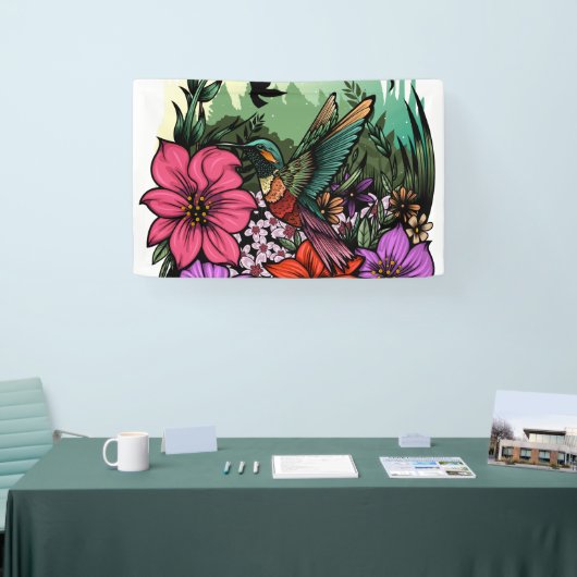 Hummingbird Garden Spandoek (Beurs)
