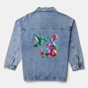 Hummingbird Garden Spijkerjas Denim Jacket