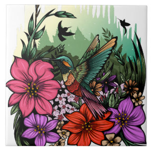Hummingbird Garden Tegeltje