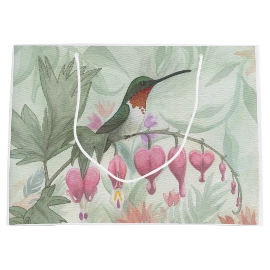 Hummingbird Gift Bag Groot Cadeauzakje (Voorkant)