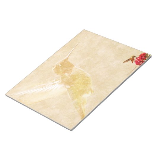 Hummingbird - GROOT Notitieblok/Memo Pad Notitieblok (Schuin)