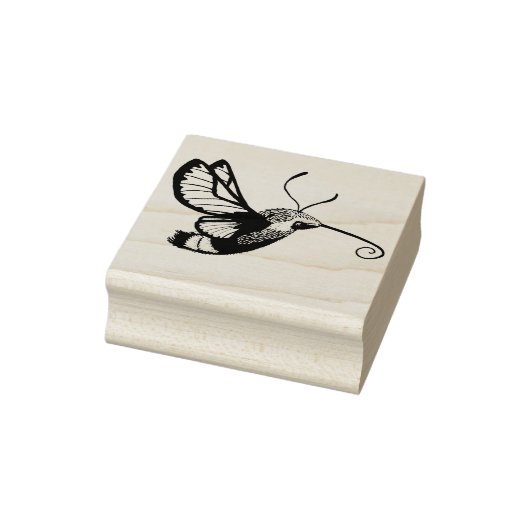 Hummingbird Hawk Moth Rubberstempel (Stempel)