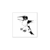 Hummingbird Hi Rubberstempel (Afrduk)