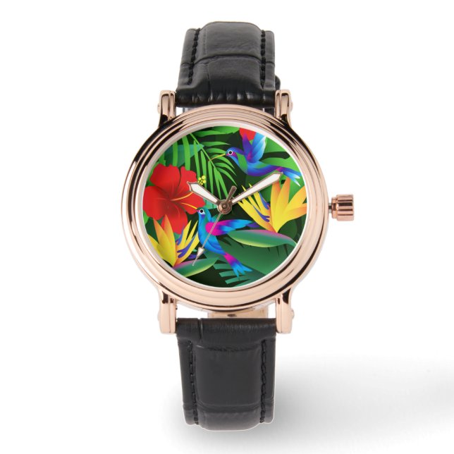 hummingbird horloge (Voorkant)