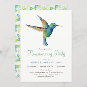 Hummingbird Housewarming Party Uitnodiging