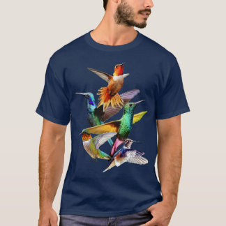 Hummingbird in vlucht Hummingbird Gift I Love Humm T-shirt