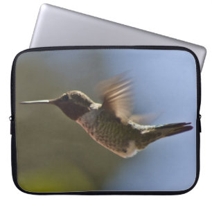 Hummingbird in vlucht laptop sleeve