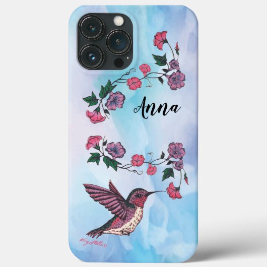 Hummingbird iPhone Case (Achterkant)