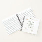 Hummingbird Journal avec Emily Dickinson Citation (Intérieur)