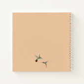 Hummingbird Journal met Emily Dickinson Quote Notitieboek (Achterkant)