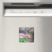 Hummingbird Joyeux Anniversaire Magnet (In Situ (Lave-vaisselle))