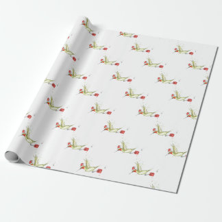 Hummingbird kerstaking cadeaupapier