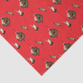 Hummingbird Kerstcadeau Tas Tissuepapier (Detail)