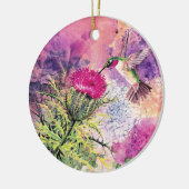 Hummingbird Kerstornament Gift Keramisch Ornament (Links)