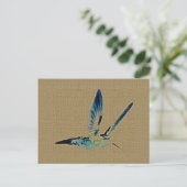 Hummingbird King Briefkaart (Staand voorkant)