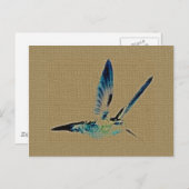 Hummingbird King Briefkaart (Voorkant / Achterkant)