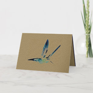 Hummingbird King Wenskaart Kaart