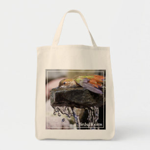 Hummingbird Laing in Water Tote Bag