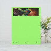 Hummingbird Letterhead Briefhoofd (Staand voorkant)