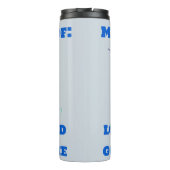 Hummingbird Liefde, vreugde & geluk | Thermosbeker (Achterkant)