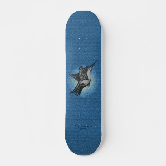 Hummingbird - logo dek copybhu skateboard (Voorkant)