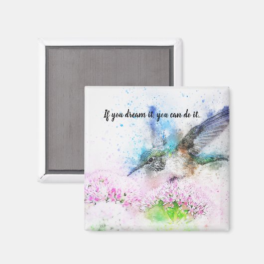 Hummingbird Magnet Magneet (Voorkant / Achterkant)