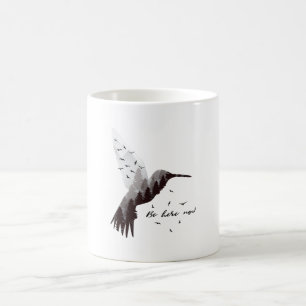 Hummingbird met bos koffiemok