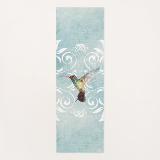 Hummingbird met Vlaamse achtergrond Yogamat (Voorkant)