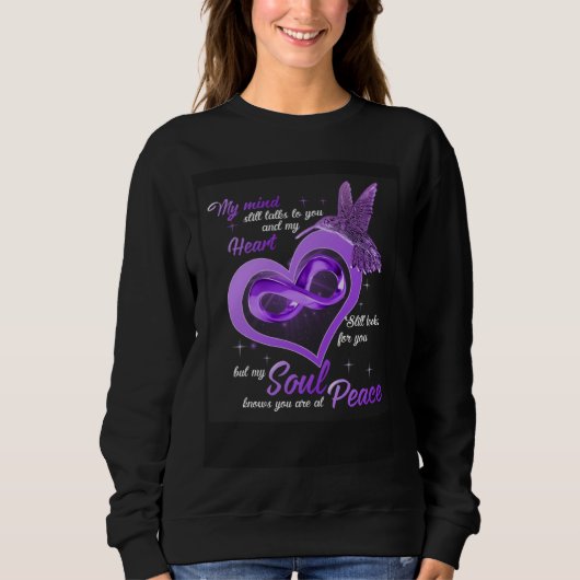 Hummingbird Mind Heart Soul Peace Apparel Trui (Voorkant)
